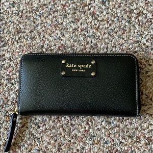 kate spade wellesley zip-around wallet